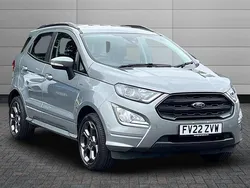 Solar silver Used 2022 Ford Ecosport ST-Line SUV | £14,350 (Fair price)