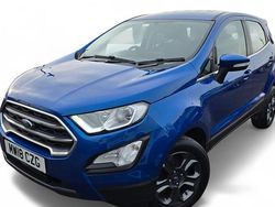 Blue Used 2018 Ford Ecosport Zetec SUV | £8,695 (Fair price)