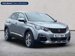 Grey Used 2017 Peugeot 3008 Allure SUV | £9,089 (Fair price)