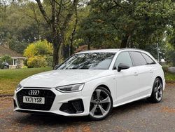 White Used 2021 Audi A4 Black Edition Estate | £20,985 (Fair price)