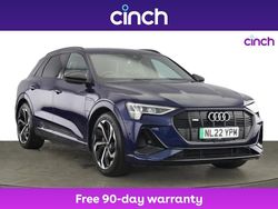Blue Used 2022 Audi e-tron Black Edition SUV | £23,999 (Good price)