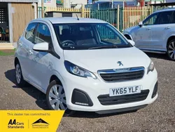 White Used 2015 Peugeot 108 Active Hatchback | £5,250 (Fair price)