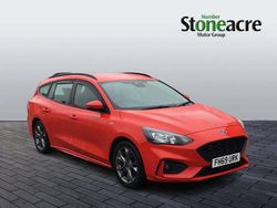 Red Used 2020 Ford Focus ST-Line Estate | £10,880 (Fair price)