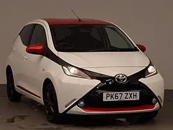 White Used 2017 Toyota Aygo x-press Hatchback | £8,498 (A bit pricey)