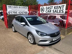 Silver Used 2016 Vauxhall Astra Design Edition Hatchback | £4,250 (Expensive)
