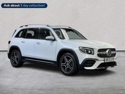 White Used 2022 Mercedes GLB200 AMG Line Premium SUV | £25,790 (Fair price)