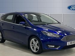 Blue Used 2017 Ford Focus Titanium Hatchback | £6,893 (Fair price)