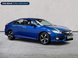 Blue Used 2019 Honda Civic EX Sedan | £13,749 (Fair price)