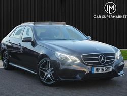 Blue Used 2016 Mercedes E220 Premium Sedan | £11,885 (Fair price)