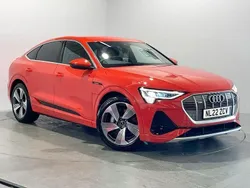 Red Used 2022 Audi e-tron S-Line SUV | £23,999 (Good price)
