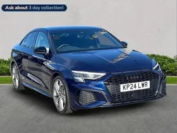 Blue Used 2024 Audi A3 Black Edition Sedan | £27,925 (Fair price)