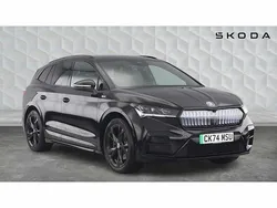 Black Used 2024 Skoda Enyaq iV vRS SUV | £36,594 (Expensive)