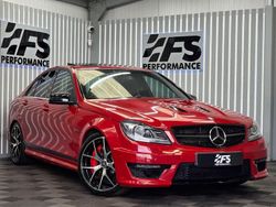 Red Used 2013 Mercedes C63 AMG Edition Sedan | £42,000