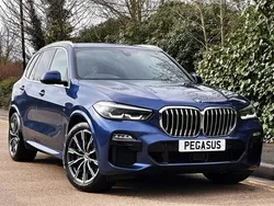 Blue Used 2021 BMW X5 M Sport SUV | £39,000 (Fair price)