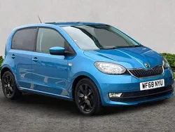 Crystal blue metallic Used 2018 Skoda Citigo Colour Edition Hatchback | £7,771 (Fair price)