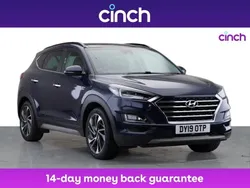 Blue Used 2019 Hyundai Tucson Premium SE SUV | £18,419 (A bit pricey)