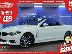 White Used 2017 BMW 420 M Sport Cabriolet | £16,499 (A bit pricey)