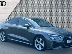 Grey Used 2021 Audi A3 S-Line Sedan | £22,317 (Fair price)