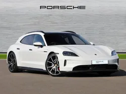White New 2025 Porsche Taycan 4S Sport Turismo Sedan | £92,500 (Super price)