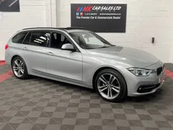 Silver Used 2017 BMW 320 Sport Line Estate | £12,450 (Fair price)