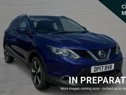 Blue Used 2017 Nissan Qashqai N-Connecta SUV | £7,750 (Fair price)