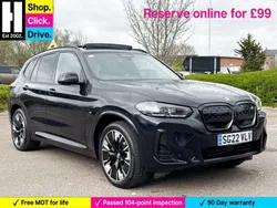 Black Used 2022 BMW iX3 M Sport SUV | £24,750 (Fair price)