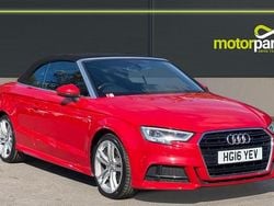 Red Used 2016 Audi A3 Cabriolet S-Line Cabriolet | £13,500 (Fair price)