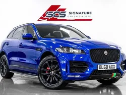 Blue Used 2018 Jaguar F-Pace R-Sport SUV | £18,495 (Fair price)