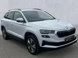 Moon white metallic Used 2024 Skoda Karoq SE Drive SUV | £22,990 (Fair price)