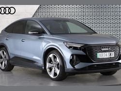 Blue Used 2024 Audi Q4 Sportback e-tron Black Edition SUV | £35,990 (Good price)