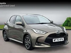 Titan bronze Used 2020 Toyota Yaris Hybrid Design Hatchback | £14,590 (Super price)