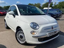 White Used 2013 Fiat 500 Lounge Hatchback | £4,495 (Fair price)