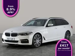 White Used 2017 BMW 530 M Sport Estate | £21,958 (A bit pricey)