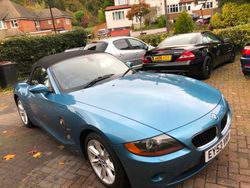 Blue Used 2003 BMW Z4 Cabriolet | £3,290