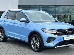 Clear blue metallic Used 2025 VW T-Cross R-line SUV | £25,948 (Expensive)