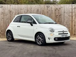 White Used 2017 Fiat 500S S Hatchback | £6,495 (Expensive)