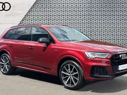 Red Used 2021 Audi Q7 Black Edition SUV | £37,441 (Fair price)
