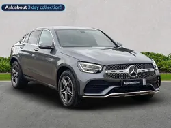 Grey Used 2023 Mercedes GLC300 AMG line Coupe | £38,299 (Fair price)