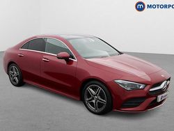 Red Used 2021 Mercedes CLA200 AMG Line Premium Plus Coupe | £25,099 (A bit pricey)