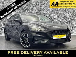 Black Used 2019 Ford Focus ST-Line X Hatchback | £13,995 (Fair price)