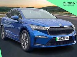 Blue Used 2023 Skoda Enyaq iV ecoSuite SUV | £27,796 (Fair price)
