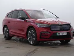 Velvet red metallic Used 2024 Skoda Enyaq iV vRS SUV | £37,995