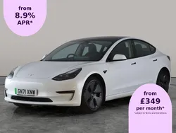White Used 2021 Tesla Model 3 Long Range Sedan | £22,041 (Fair price)