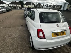 White Used 2019 Fiat 500 Lounge Hatchback | £12,995 (Expensive)