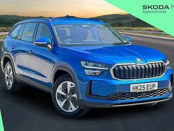 Race blue metallic New 2025 Skoda Kodiaq SE SUV | £34,900 (Expensive)