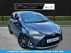 Grey Used 2019 Toyota Yaris Hatchback | £8,995 (Fair price)