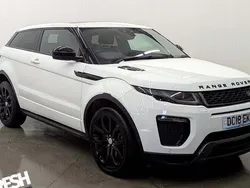 White Used 2018 Land Rover Range Rover evoque HSE Dynamic Coupe | £17,290 (Fair price)