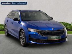 Blue New 2025 Skoda Octavia SportLine Estate | £29,620 (A bit pricey)