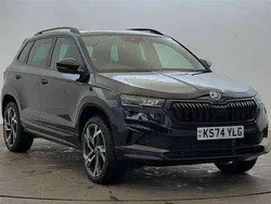 Black Used 2025 Skoda Karoq SportLine SUV | £30,495 (Fair price)