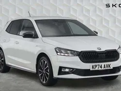 Moon white metallic Used 2024 Skoda Fabia Monte Carlo Hatchback | £20,000